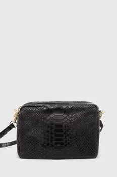 Кожаная сумочка Answear Lab, черный