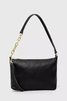 Кожаная сумочка Answear Lab, черный