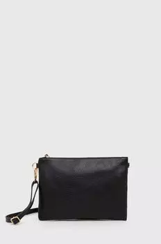 Кожаная сумочка Answear Lab, черный