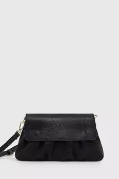 Кожаная сумочка Answear Lab, черный