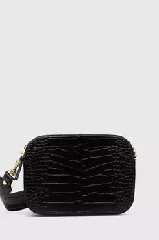 Кожаная сумочка Answear Lab, черный