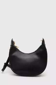 Кожаная сумочка Answear Lab, черный