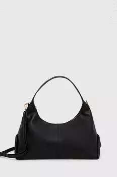 Кожаная сумочка Answear Lab, черный