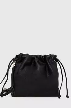 Кожаная сумочка Answear Lab, черный