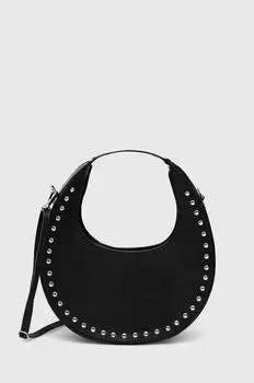 Кожаная сумочка Answear Lab, черный