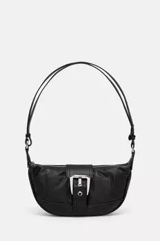 Кожаная сумочка Answear Lab, черный