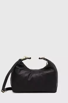 Кожаная сумочка Answear Lab, черный