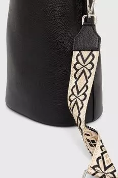 Кожаная сумочка Answear Lab, черный