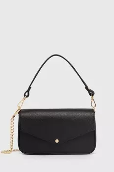 Кожаная сумочка Answear Lab, черный