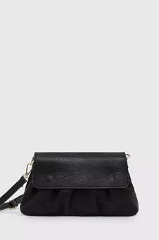 Кожаная сумочка Answear Lab, черный