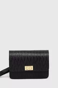 Кожаная сумочка Answear Lab, черный