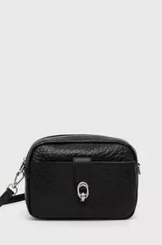 Кожаная сумочка Answear Lab, черный