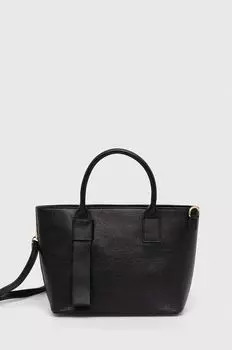 Кожаная сумочка Answear Lab, черный