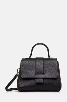 Кожаная сумочка Answear Lab, черный