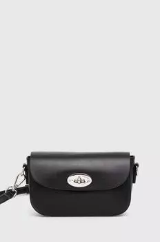 Кожаная сумочка Answear Lab, черный