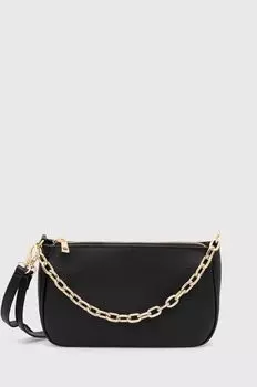 Кожаная сумочка Answear Lab, черный