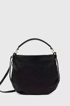 Кожаная сумочка Answear Lab, черный