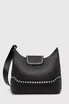 Кожаная сумочка Answear Lab, черный