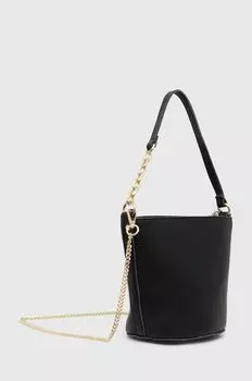 Кожаная сумочка Answear Lab, черный