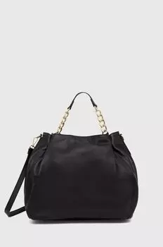 Кожаная сумочка Answear Lab, черный
