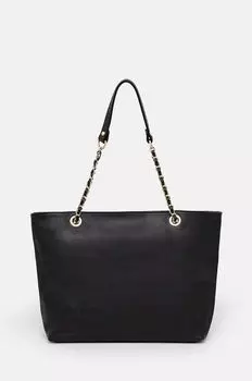 Кожаная сумочка Answear Lab, черный