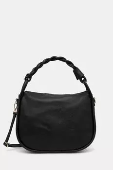 Кожаная сумочка Answear Lab, черный