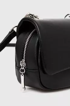 Кожаная сумочка Answear Lab, черный