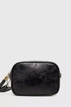 Кожаная сумочка Answear Lab, черный