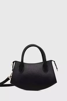 Кожаная сумочка Answear Lab, черный