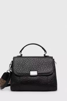 Кожаная сумочка Answear Lab, черный