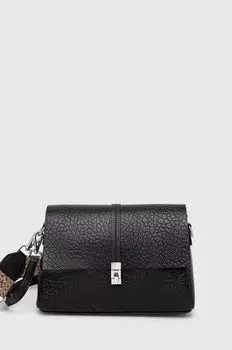 Кожаная сумочка Answear Lab, черный