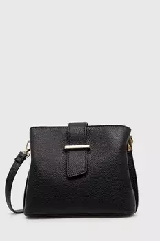 Кожаная сумочка Answear Lab, черный