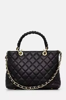 Кожаная сумочка Answear Lab, черный