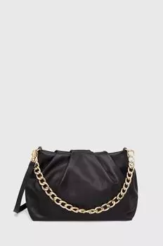 Кожаная сумочка Answear Lab, черный