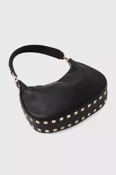 Кожаная сумочка Answear Lab, черный