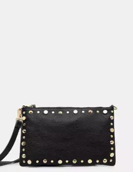 Кожаная сумочка Answear Lab, черный