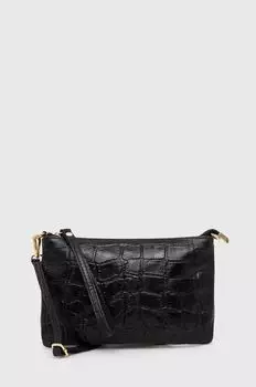 Кожаная сумочка Answear Lab, черный