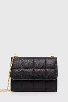 Кожаная сумочка Answear Lab, черный