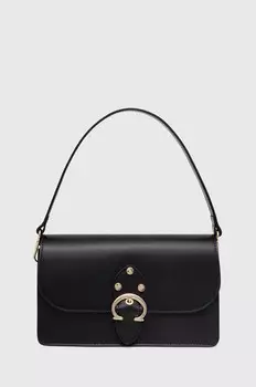 Кожаная сумочка Answear Lab, черный