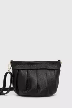 Кожаная сумочка Answear Lab, черный