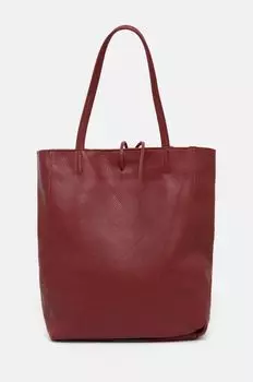 Кожаная сумочка Answear Lab, гранатовый