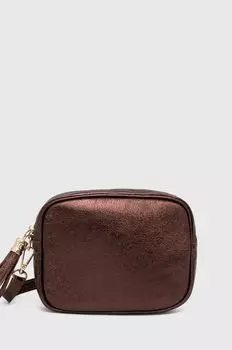 Кожаная сумочка Answear Lab, коричневый