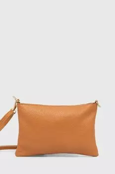 Кожаная сумочка Answear Lab, коричневый