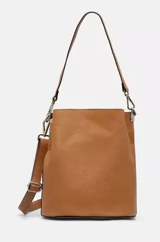Кожаная сумочка Answear Lab, коричневый