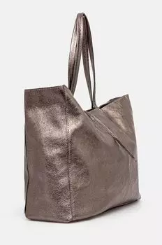 Кожаная сумочка Answear Lab, коричневый