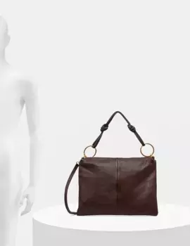 Кожаная сумочка Answear Lab, коричневый