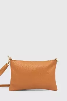 Кожаная сумочка Answear Lab, коричневый