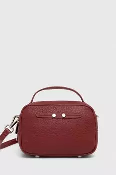 Кожаная сумочка Answear Lab, красный