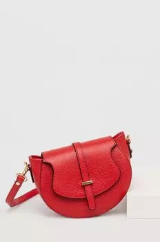 Кожаная сумочка Answear Lab, красный