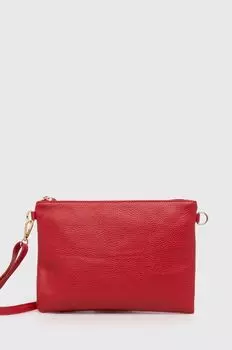 Кожаная сумочка Answear Lab, красный